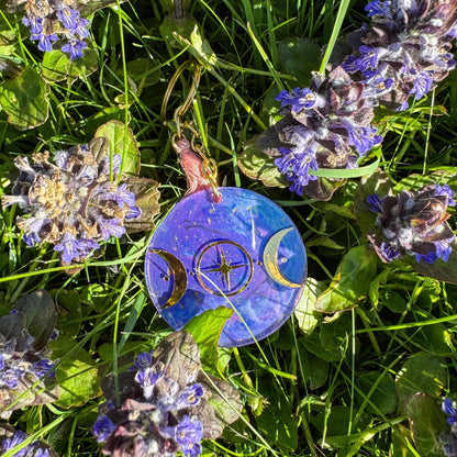 Mystischer Schlüsselanhänger - Handgemachte Unikate mit magischen Symbolen 🌙