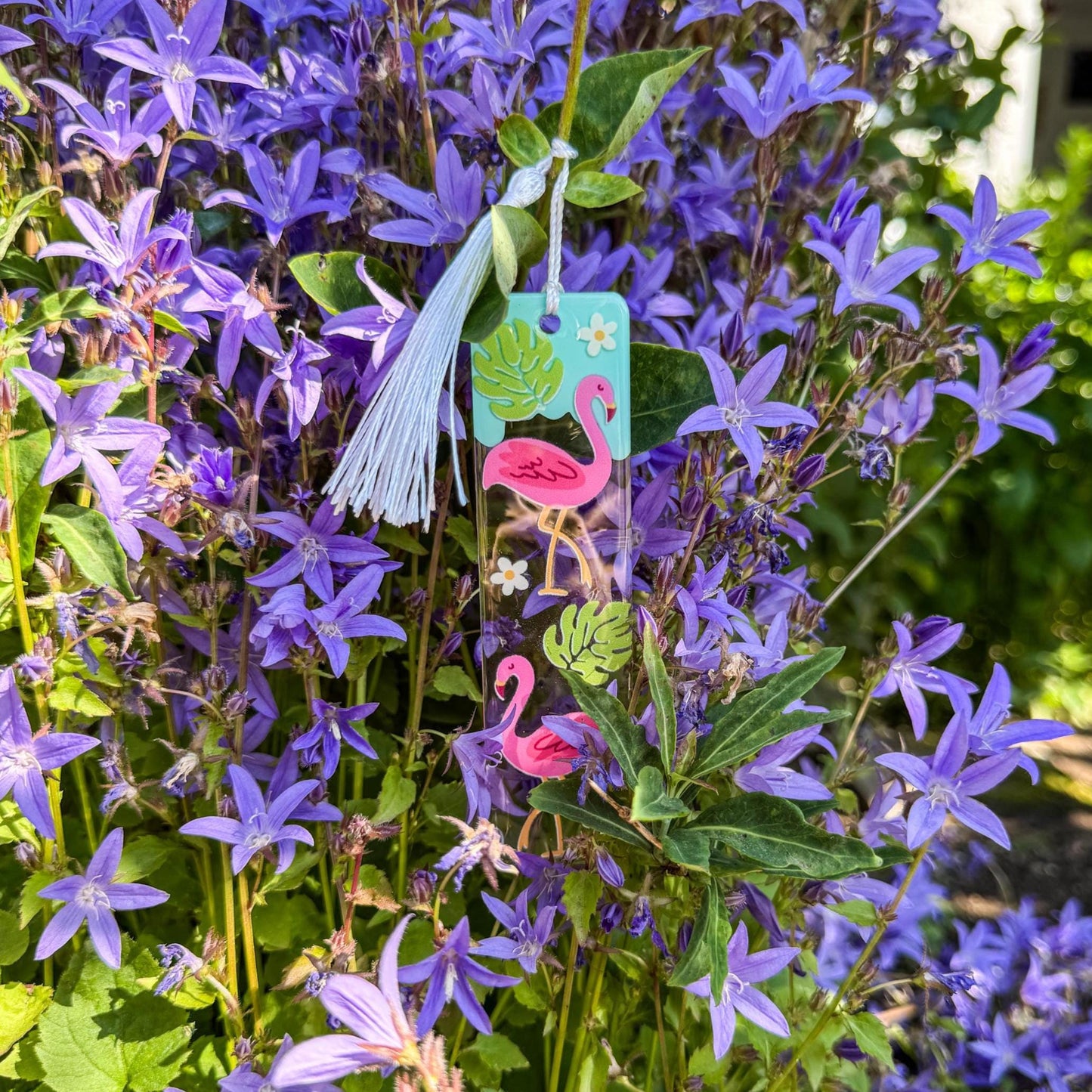 Lesezeichen Flamingo Paradise - Sommerlich, fröhlich und handgemacht 🦩