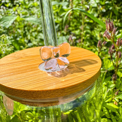 Trinkglas mit Blaubeeren - für die süße Erfrischung 🫐🍃