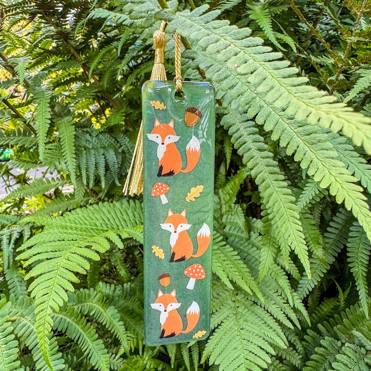 Lesezeichen Waldfuchs - Herbstlich, süß und verspielt 🦊🍄
