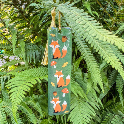 Lesezeichen Waldfuchs - Herbstlich, süß und verspielt 🦊🍄