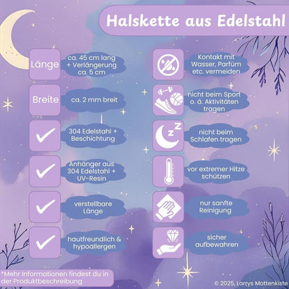 Reisblumen-Anhänger - Handgemachtes Schmuckstück mit echter Blüte 🌺