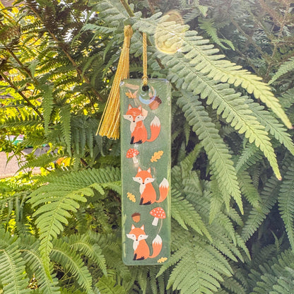 Lesezeichen Waldfuchs - Herbstlich, süß und verspielt 🦊🍄