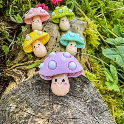 Niedliche Pilz-Magnete - Bunte Freude für dein Zuhause 🍄 - 3er-Set