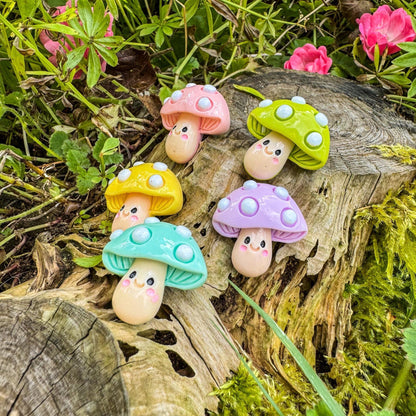 Niedliche Pilz-Magnete - Bunte Freude für dein Zuhause 🍄 - 3er-Set