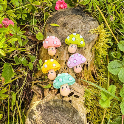 Niedliche Pilz-Magnete - Bunte Freude für dein Zuhause 🍄 - 3er-Set