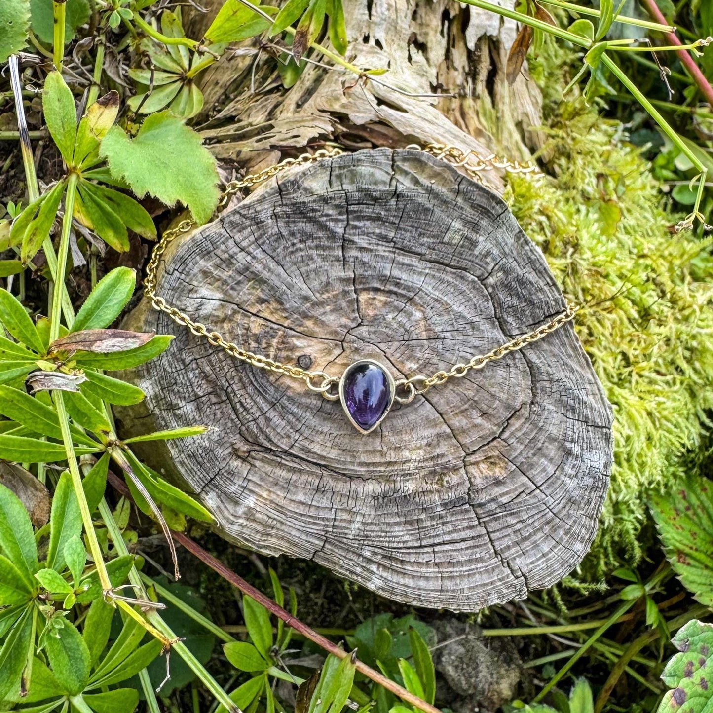 Amethyst-Armband - Zartes Schmuckstück mit natürlichem Amethyst 💜✨
