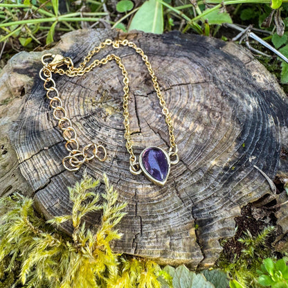 Amethyst-Armband - Zartes Schmuckstück mit natürlichem Amethyst 💜✨