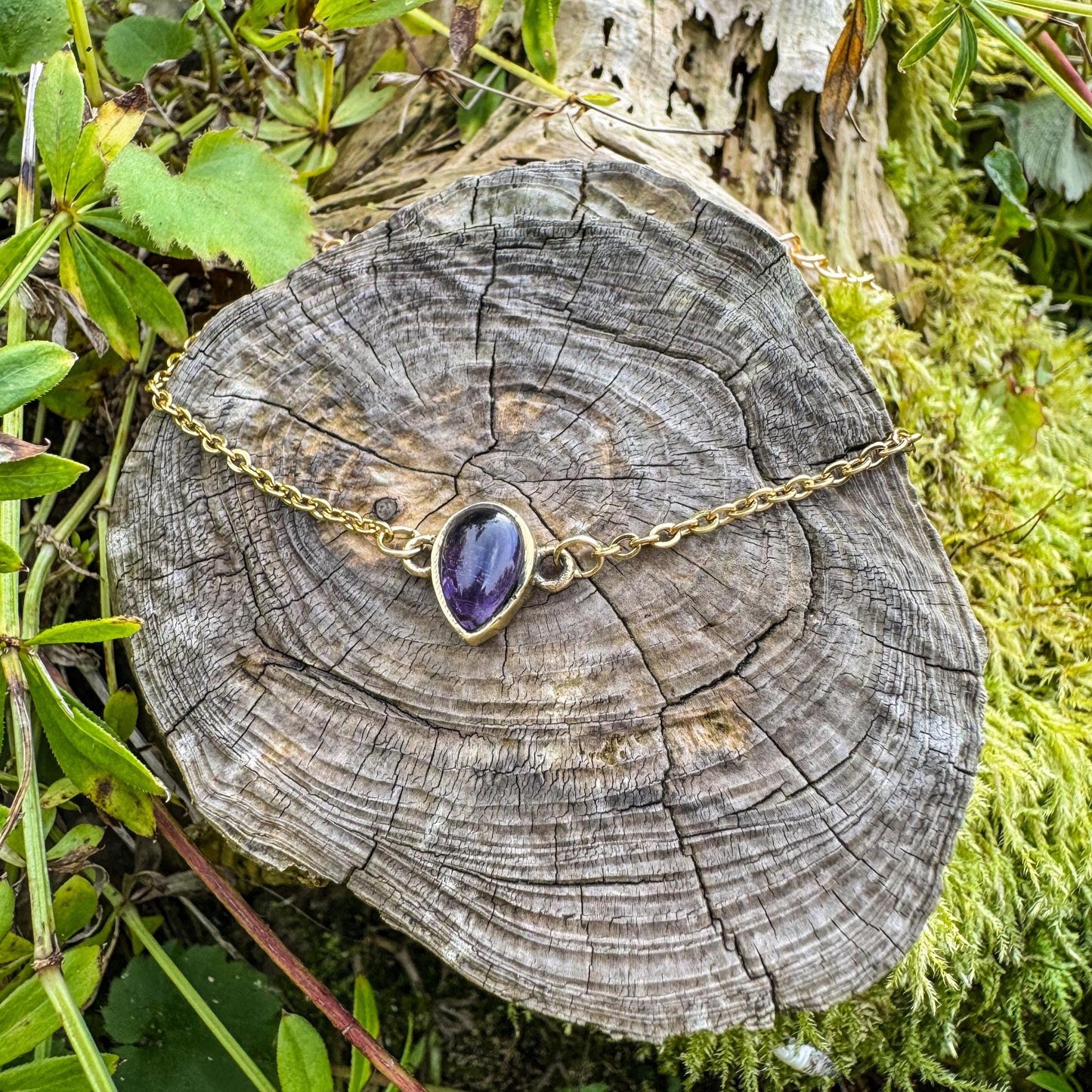 Amethyst-Armband - Zartes Schmuckstück mit natürlichem Amethyst 💜✨