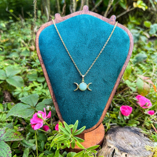Amulett der Mondgeborenen mit natürlichem Aventurin 💚✨