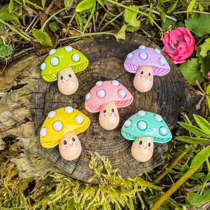 Niedliche Pilz-Magnete - Bunte Freude für dein Zuhause 🍄 - 3er-Set
