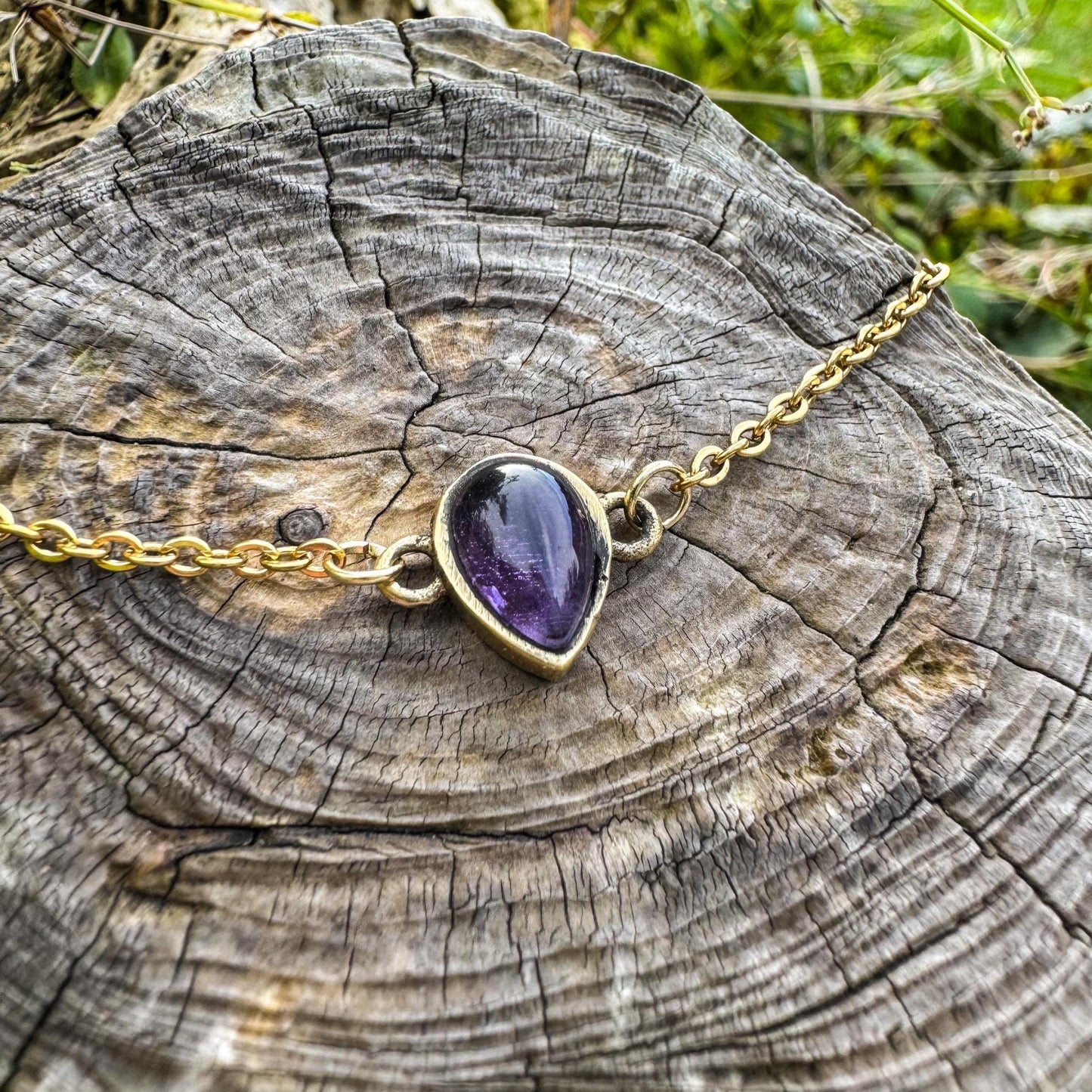 Amethyst-Armband - Zartes Schmuckstück mit natürlichem Amethyst 💜✨