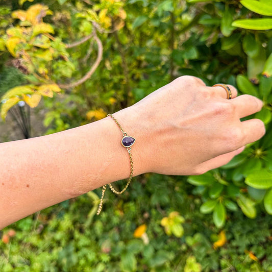 Die Träne Kaelvars mit natürlichem Amethyst 💜✨