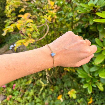 Mondstein-Armband - Zartes Schmuckstück mit natürlichem Mondstein 🤍✨