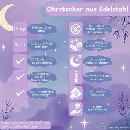 Feenhafte Schwert-Ohrringe - fantasievolles Schmuckstück mit Schwert und Feenflügeln ⚔️🧚