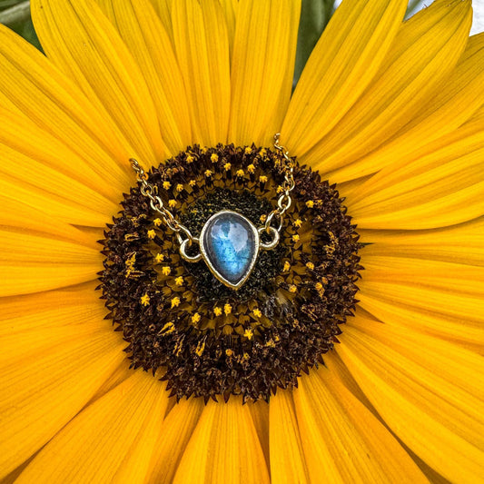 Labradorit-Armband - Zartes Schmuckstück mit natürlichem Labradorit 🩵✨